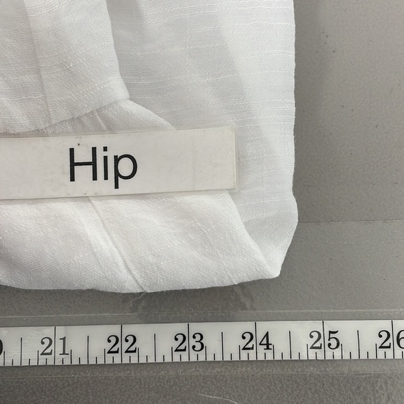 Love Tree Dress Womens Large White Maxi Panel Strapless Smocked Bohemian - Picture 16 of 17